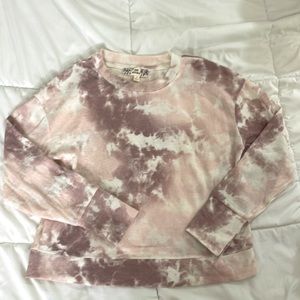 Pink Tie Dye Sweatshirt